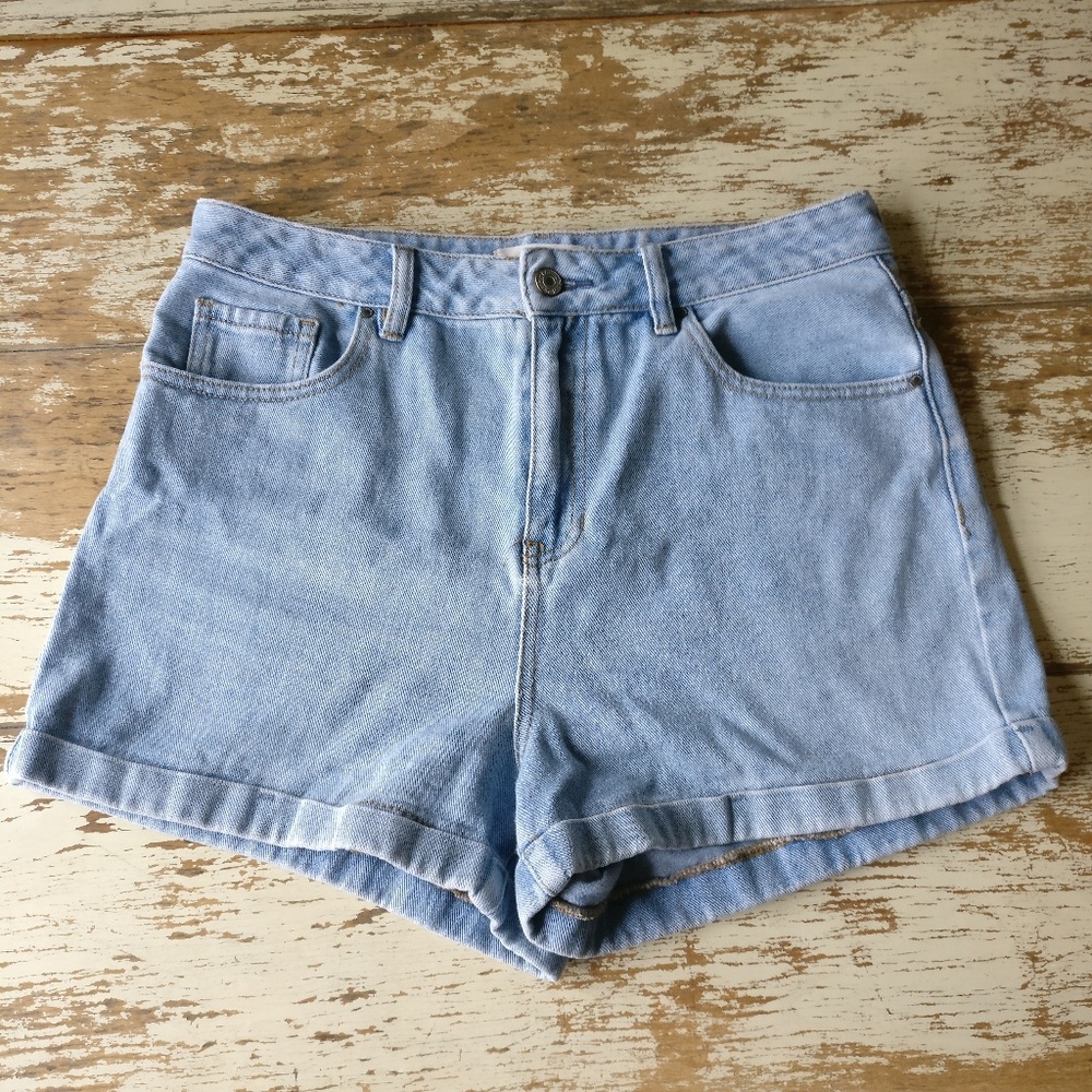 PacSun Denim Hi-waisted Mom Short